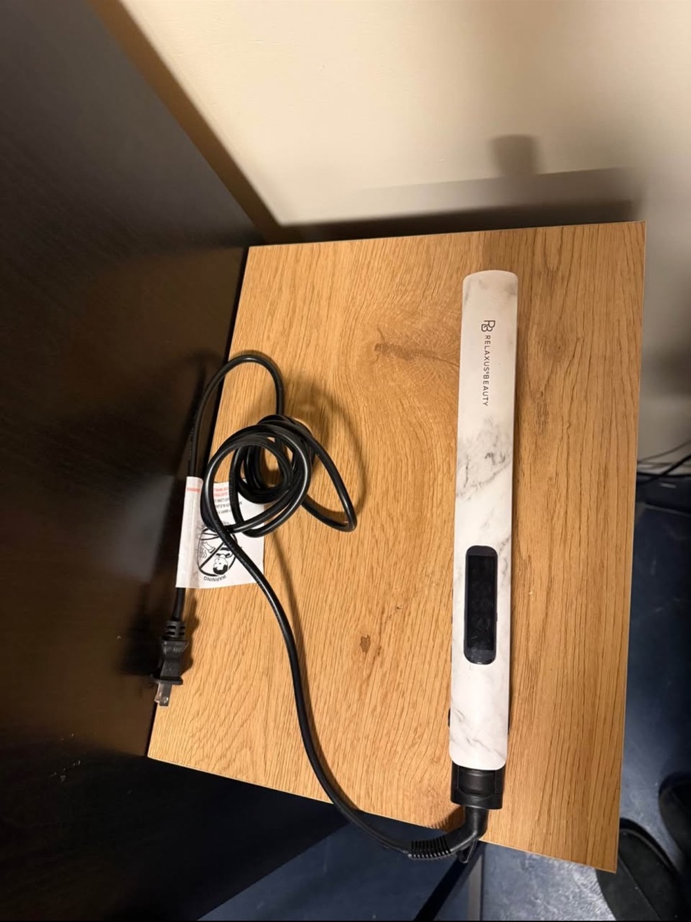 White Marble Flat Iron Hair Straightener